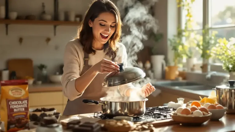 Deze chocoladefondant, die makkelijk mislukt, verbergt een snelle methode die je zou kunnen verrassen