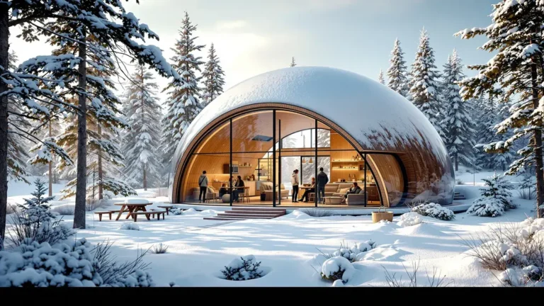 Huis onder een stolp: ontdek hoe een uitvinding de Zweden in staat stelt in de winter zonder verwarming te leven