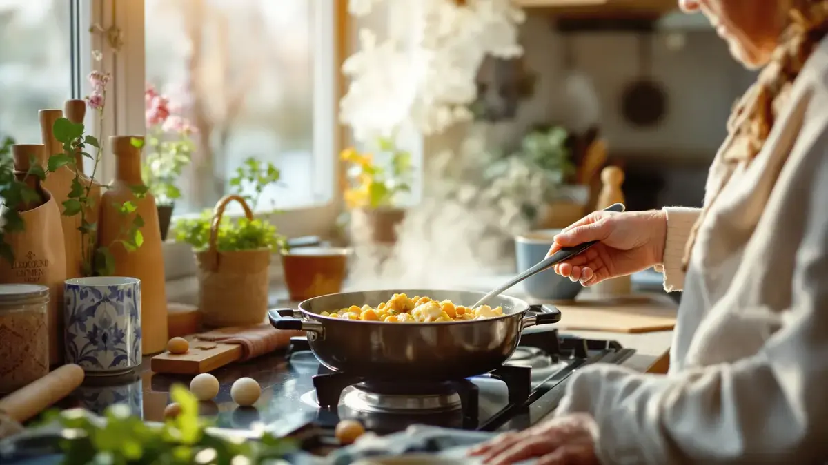 Deze kokos-curryroerbak met bloemkool en kikkererwten onthult een onderschatte eenvoud voor een smaakvol en snel gerecht